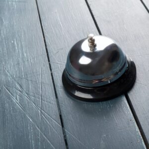 Support and service bell in hotel